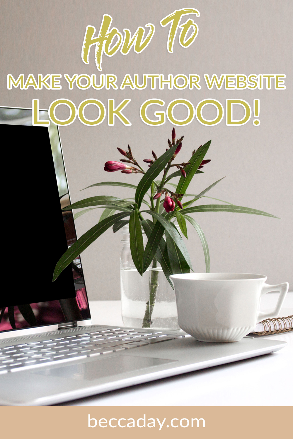 how to make your author website look good