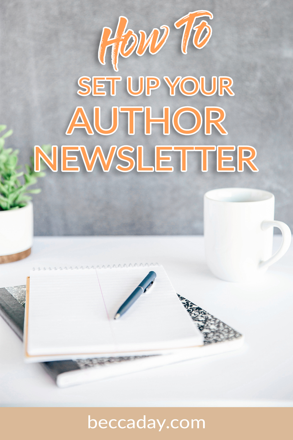 How to set up your author newsletter